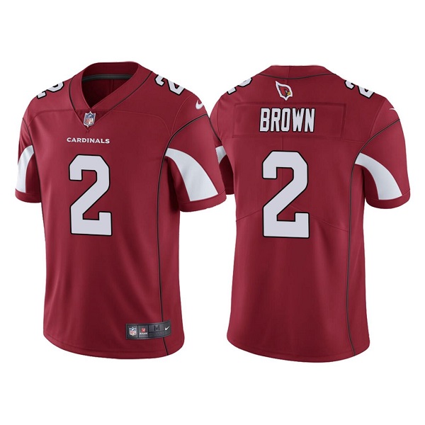 Men's Arizona Cardinals #2 Marquise Brown Red Vapor Untouchable Limited Stitched Jersey